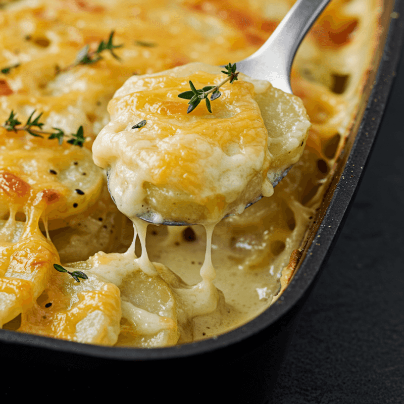 Scalloped Potatoes au Gratin