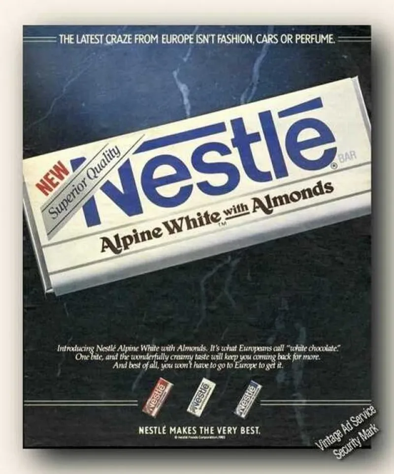 Nestle Alpine White Bar