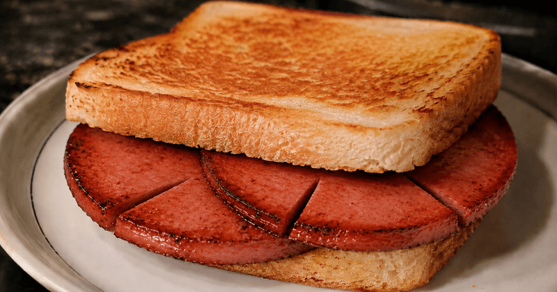 Fried Bologna Sandwich