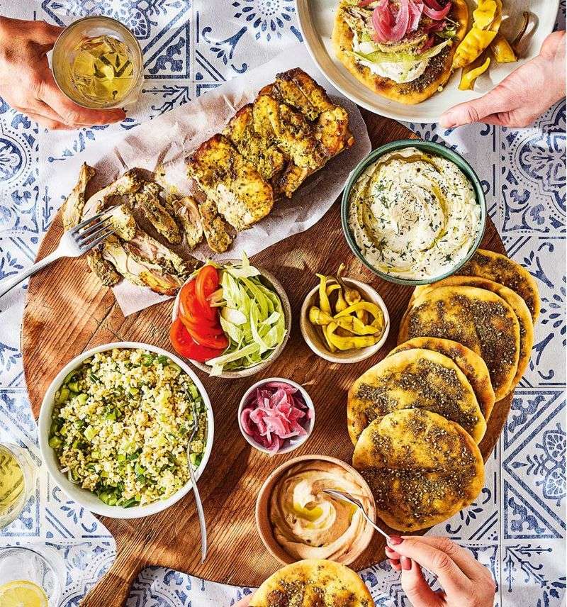Shawarma Spread