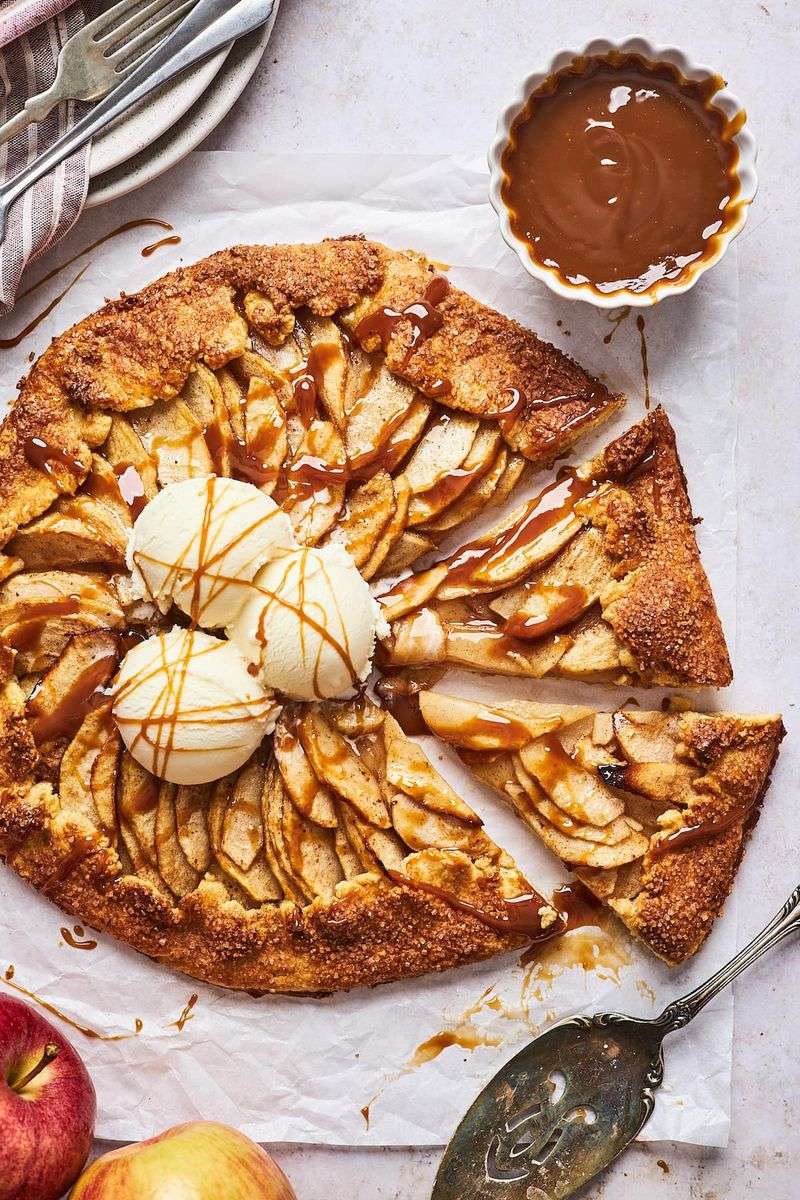 Caramel Apple Galette