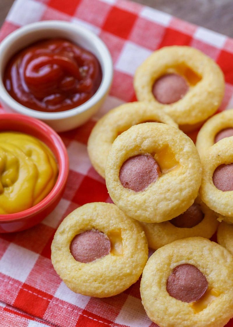 Mini Corn Dog Muffins