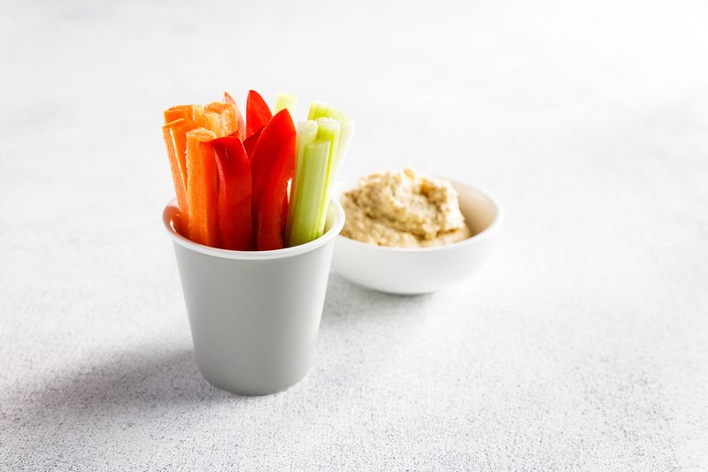 Hummus and Veggie Sticks