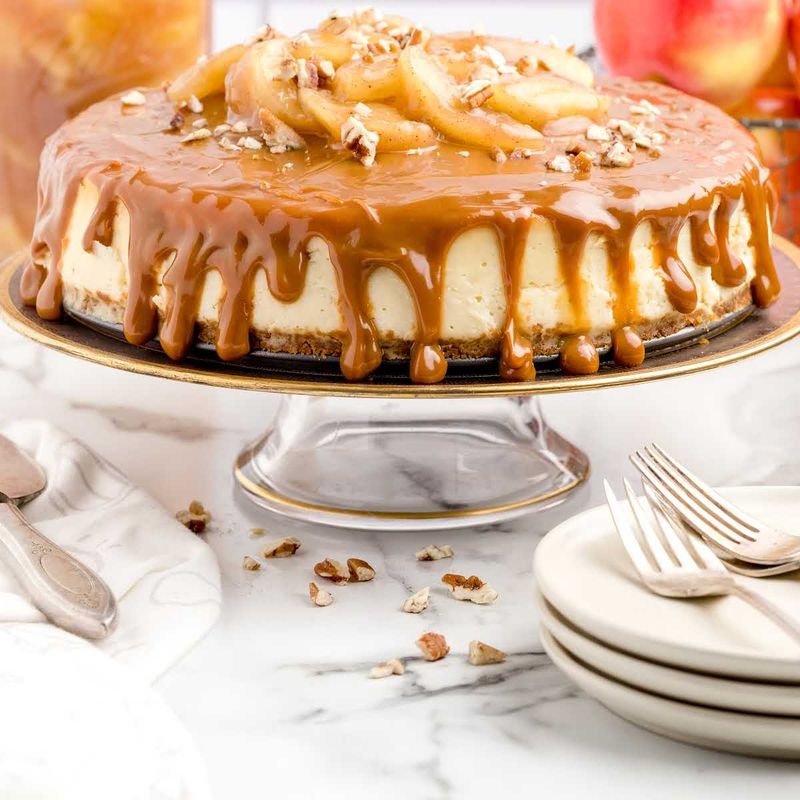 Caramel Apple Cheesecake
