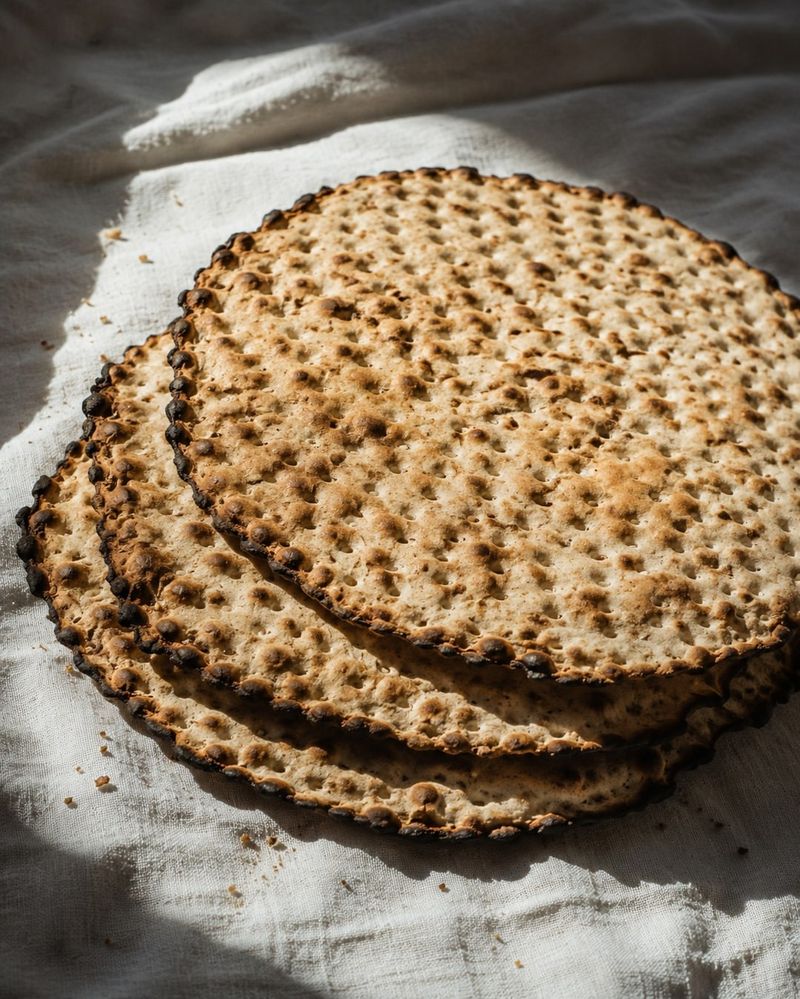 Matzo (Ancient Stone-Baked Unleavened Bread)