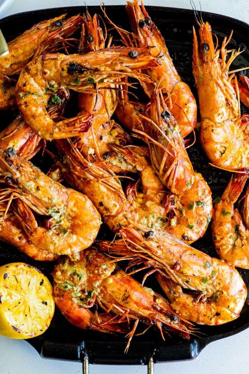 Camarão Grelhado (Grilled Prawns)