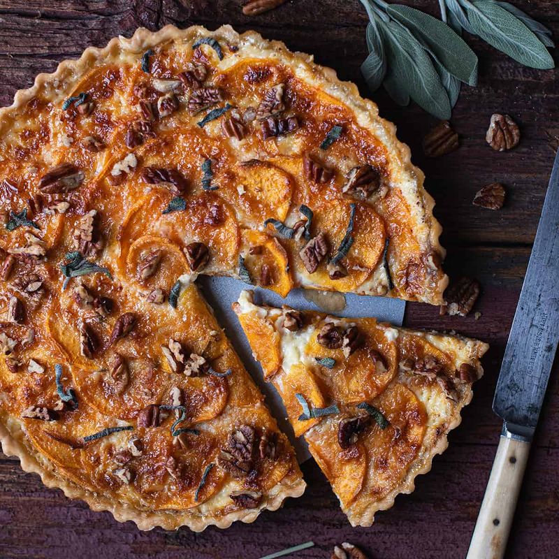 Sweet Potato and Sage Quiche