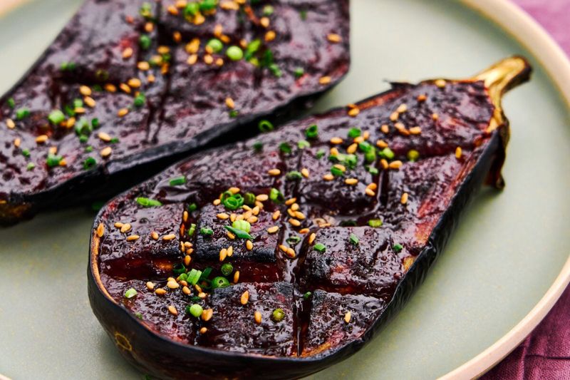 Miso-Glazed Aubergine