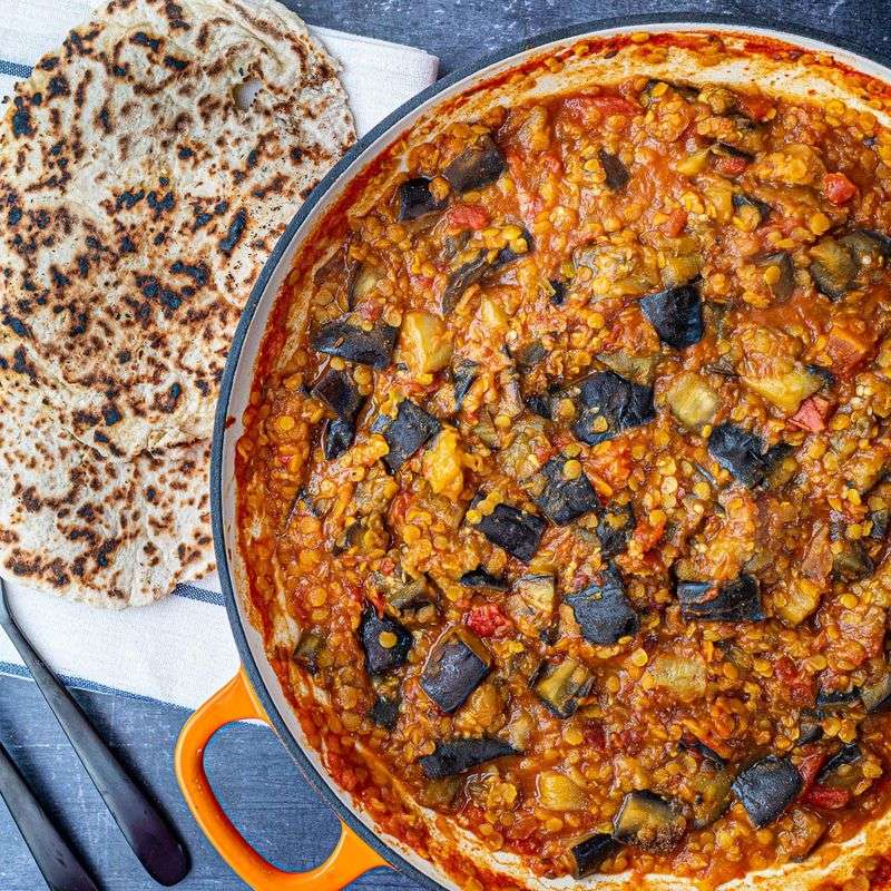 Aubergine Dhal
