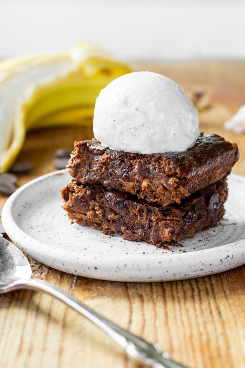 Banana Sweetened Brownies