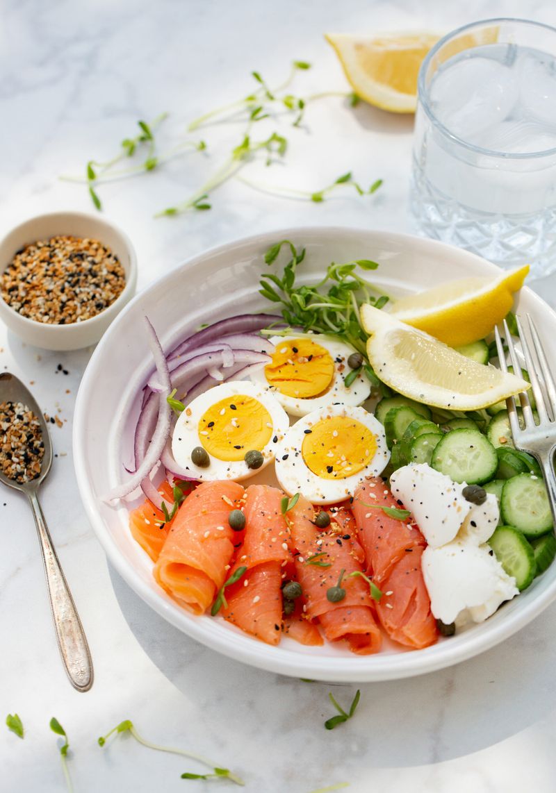 Smoked Salmon and Capers Bowl