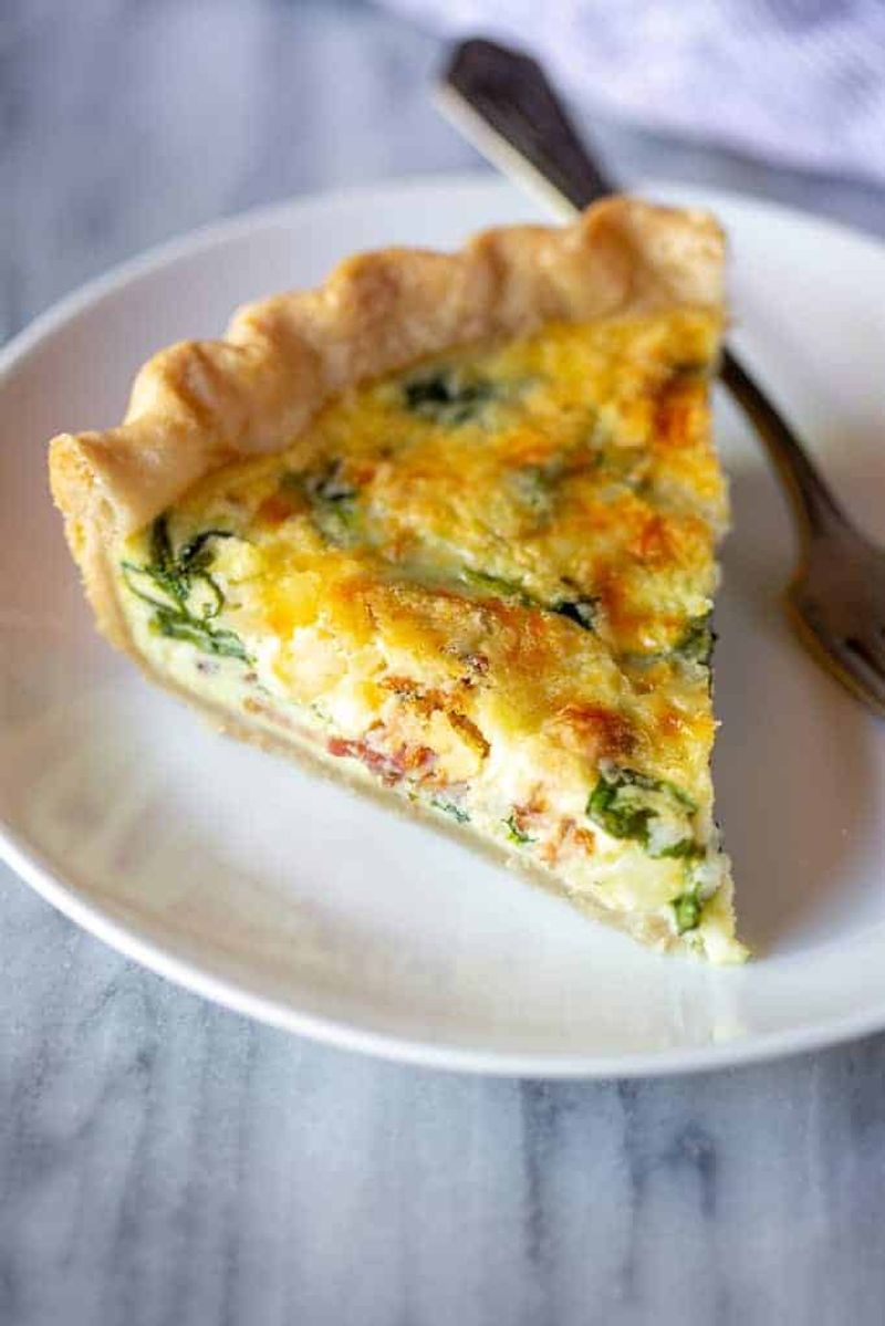 Bacon and Spinach Quiche