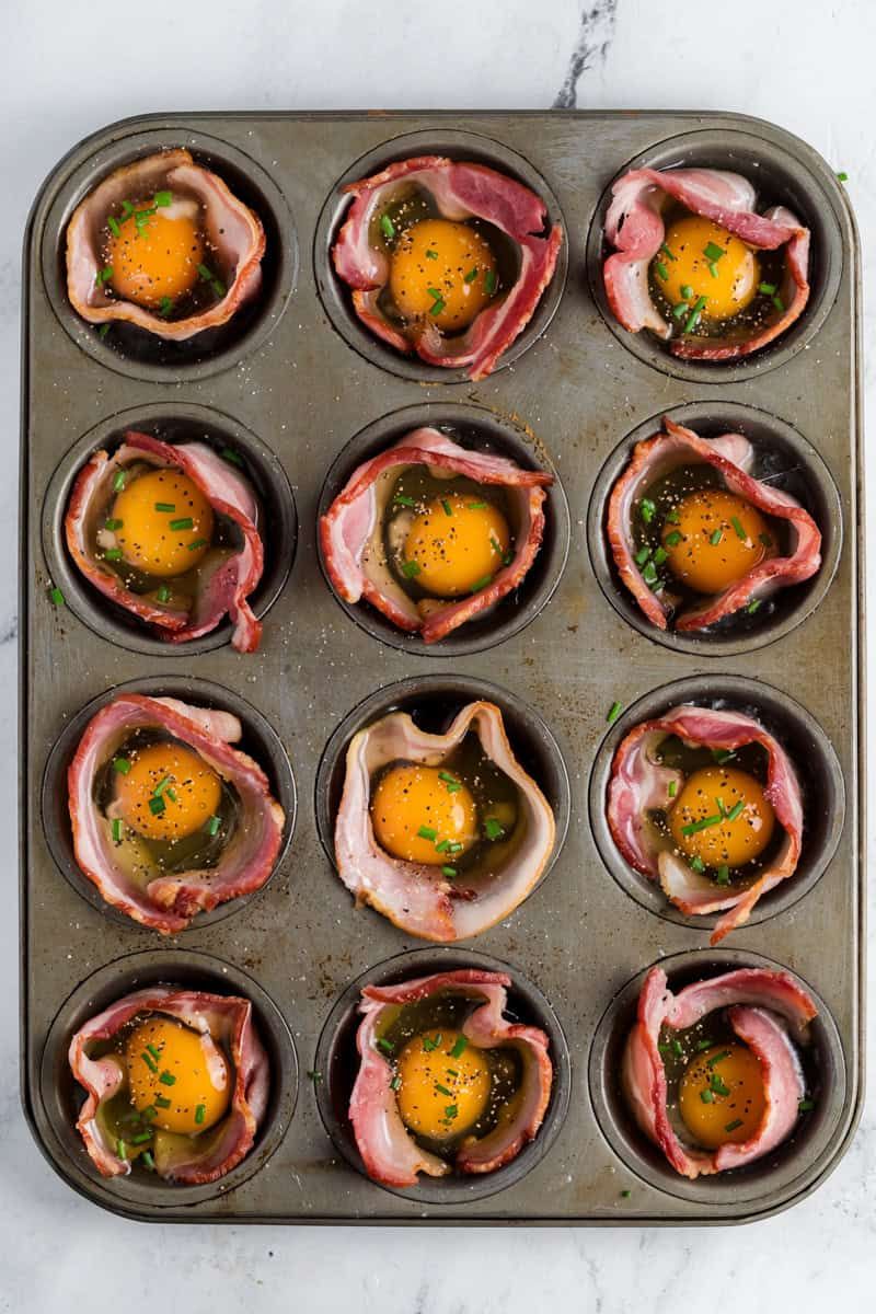 Bacon and Egg Breakfast Cups