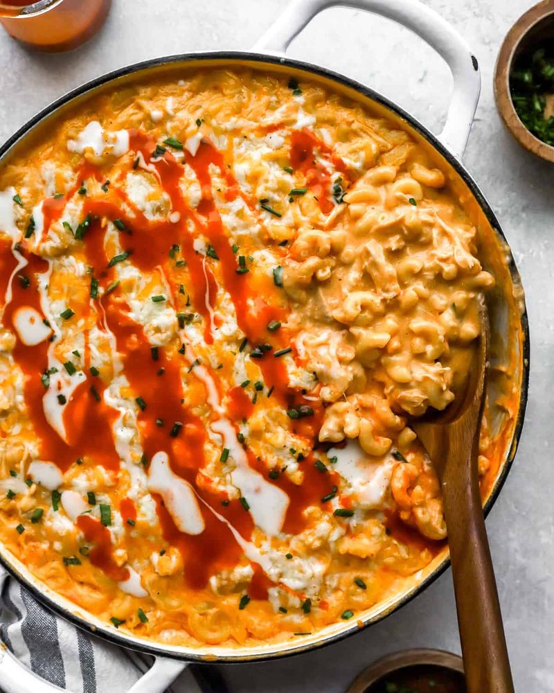 Buffalo Chicken Mac and Cheese