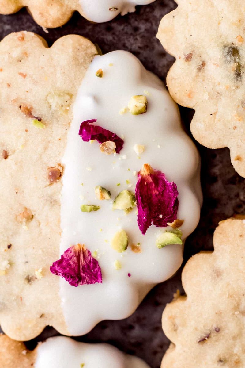 Cardamom and Rose Water Biscuit