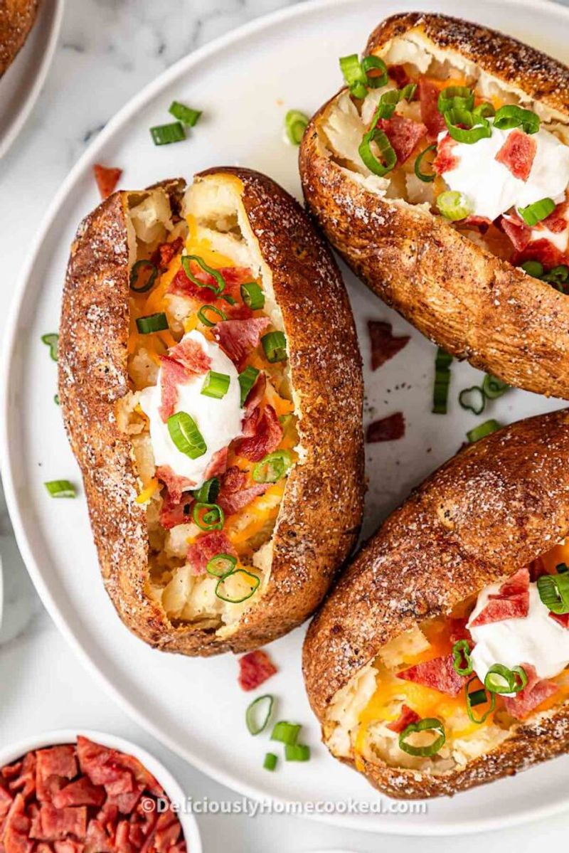 Bacon-Loaded Baked Potato