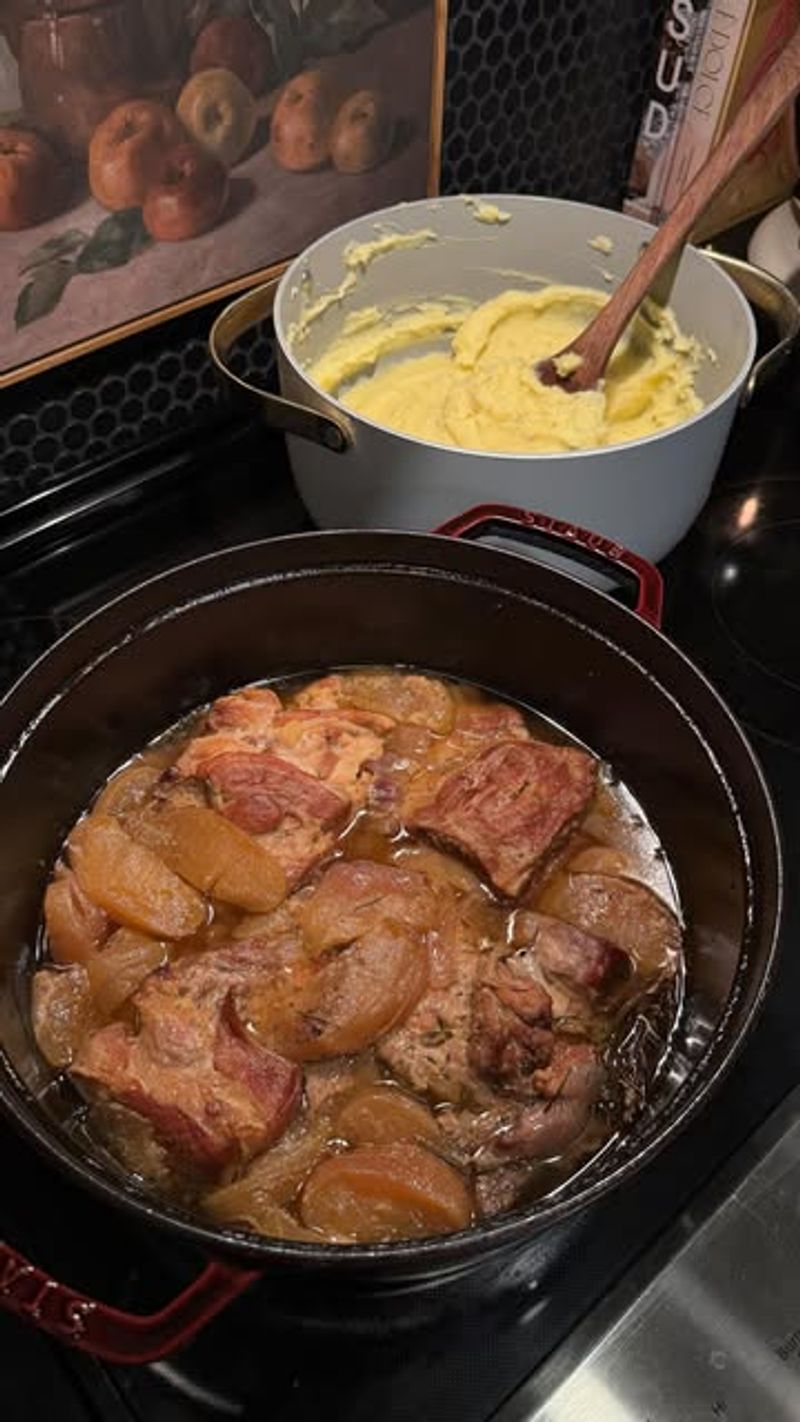 Pork and Apple Cider Stew
