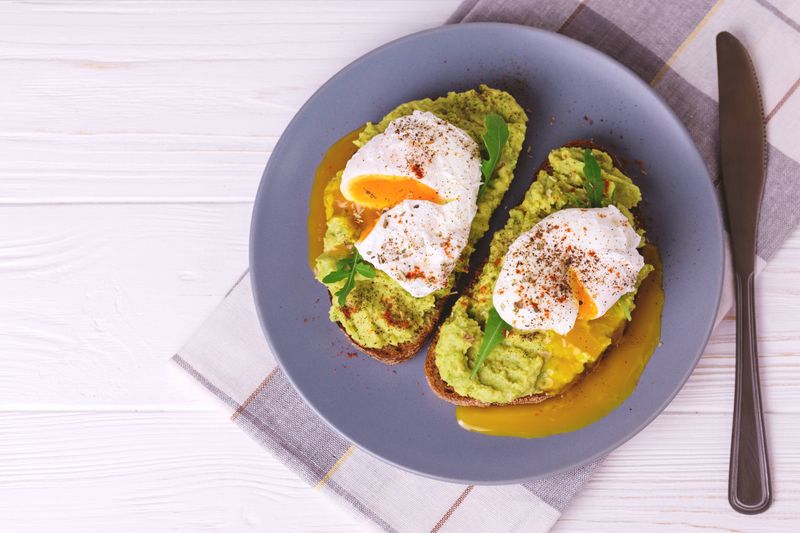 Avocado Toast with Poached Egg