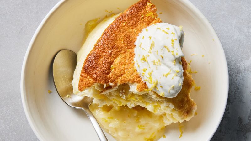 Warm Lemon Pudding Cake