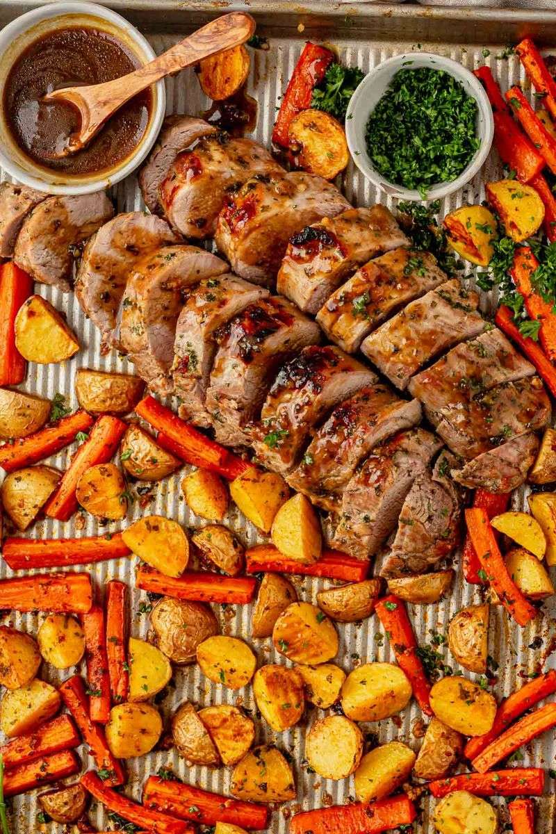Pork Tenderloin with Roasted Vegetables