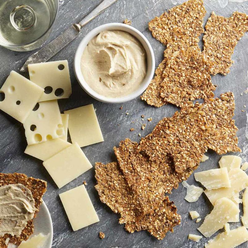 Cheese and Whole Grain Crackers