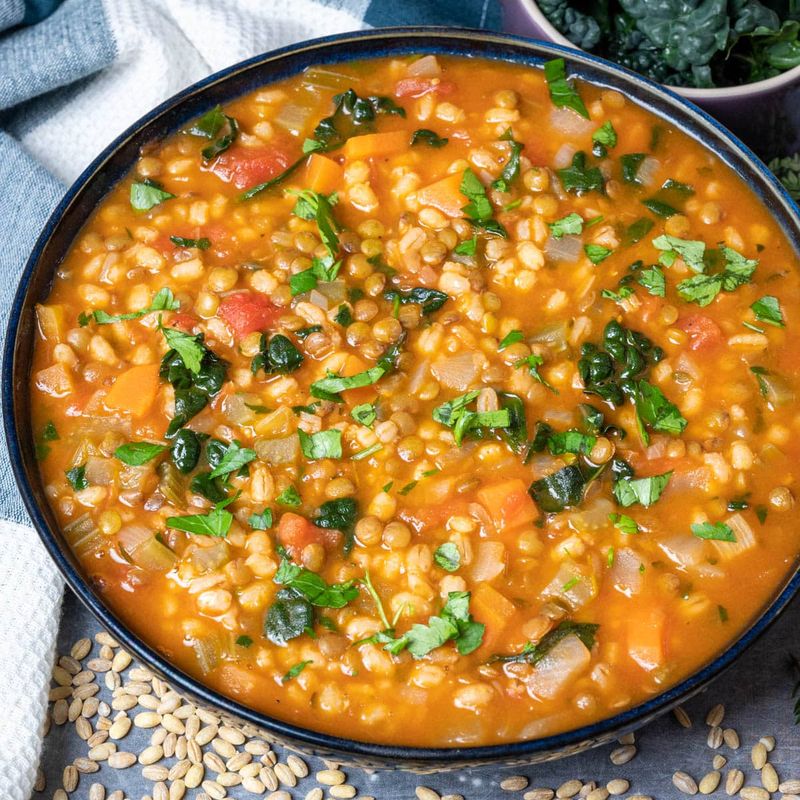 Barley and Lentil Dal
