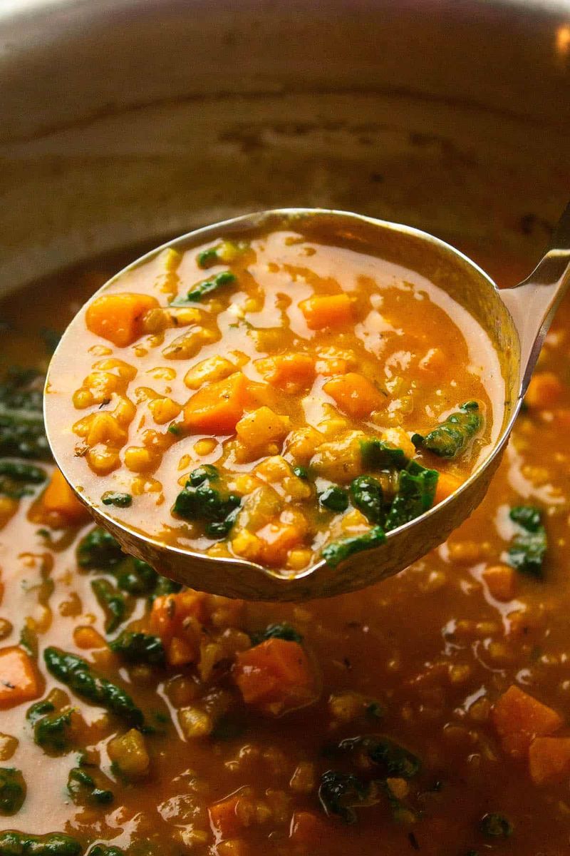 Barley and Pumpkin Soup