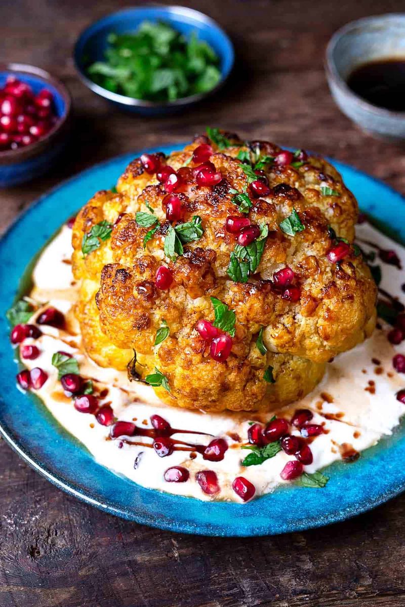 Whole Roasted Cauliflower