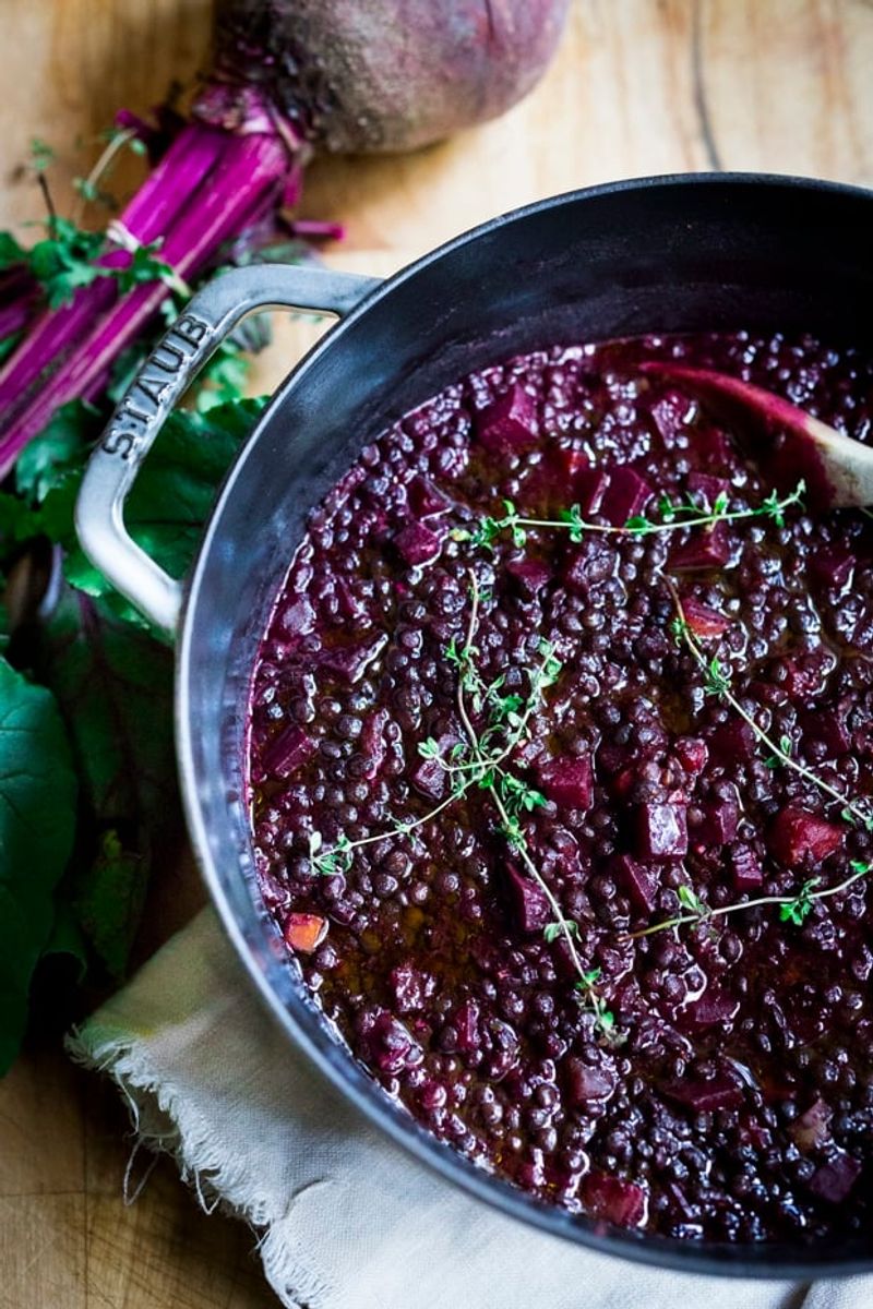 Beetroot Lentil Stew