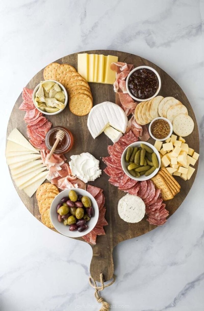 Cheese and Crackers Board
