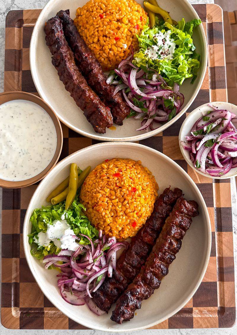Adana Kofta Bowl with Bulgur