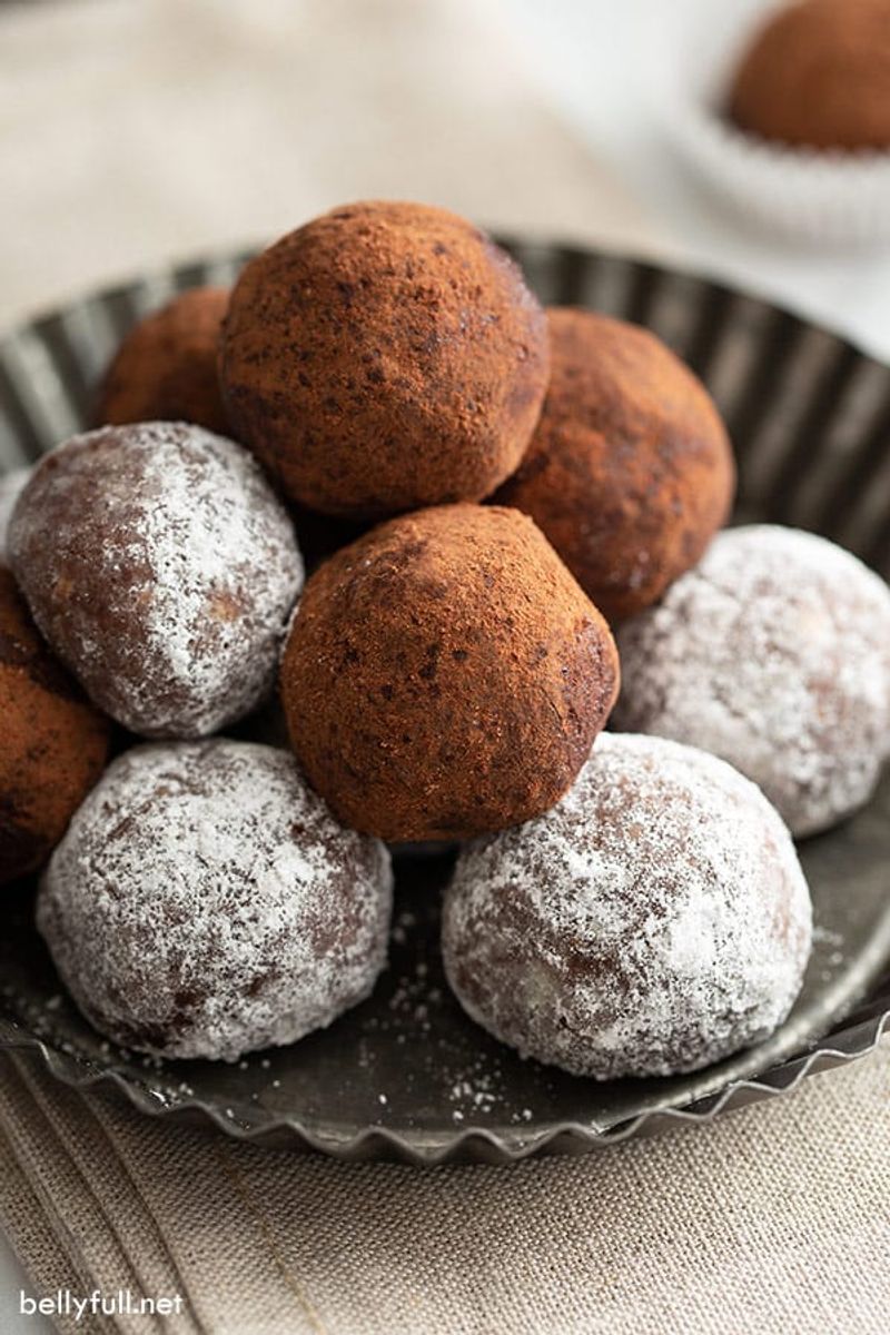 Biscuit Rum Balls Platter