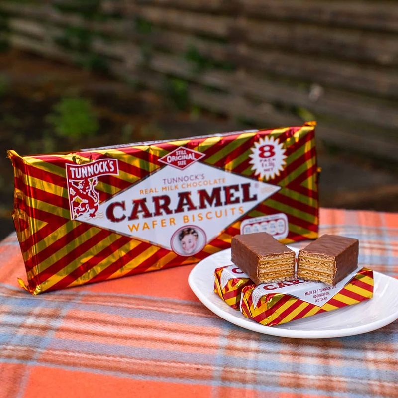 Caramel Wafers