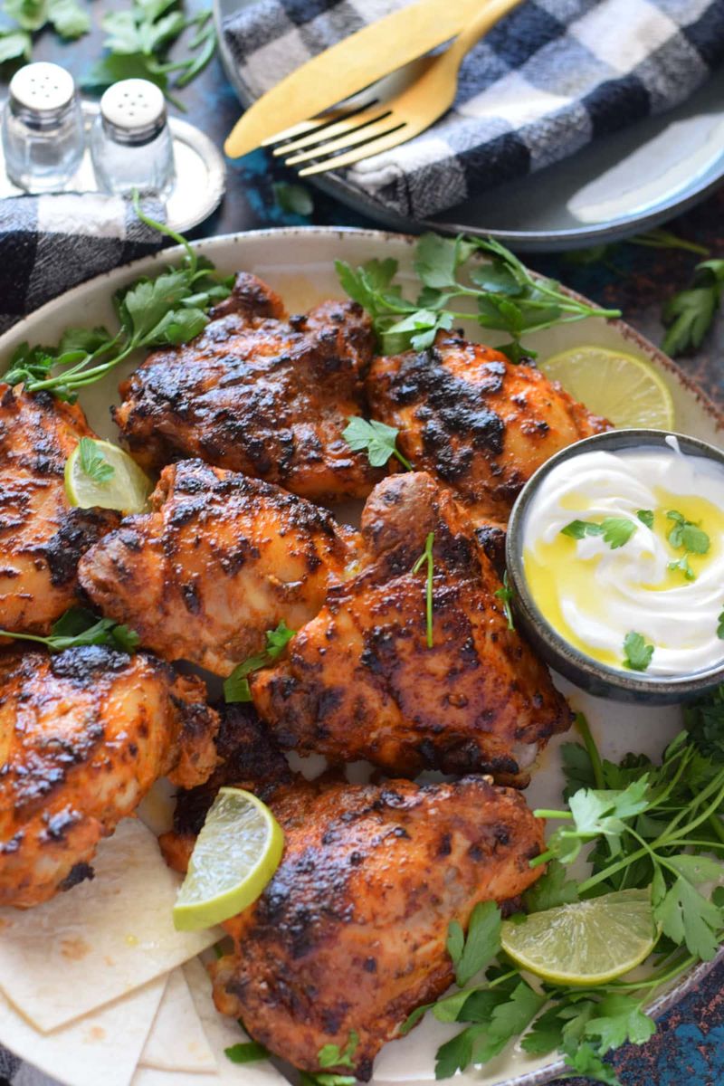 Yogurt Marinated Chicken Thighs