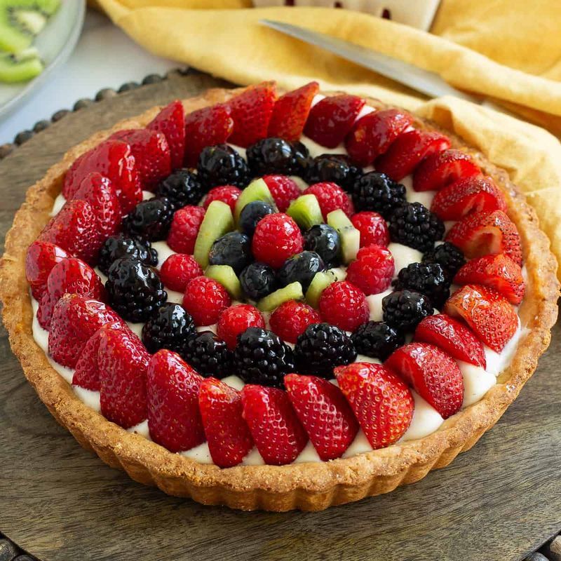 Glazed Fruit Tart