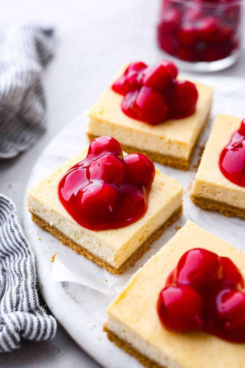 Cherry Cheesecake Bars