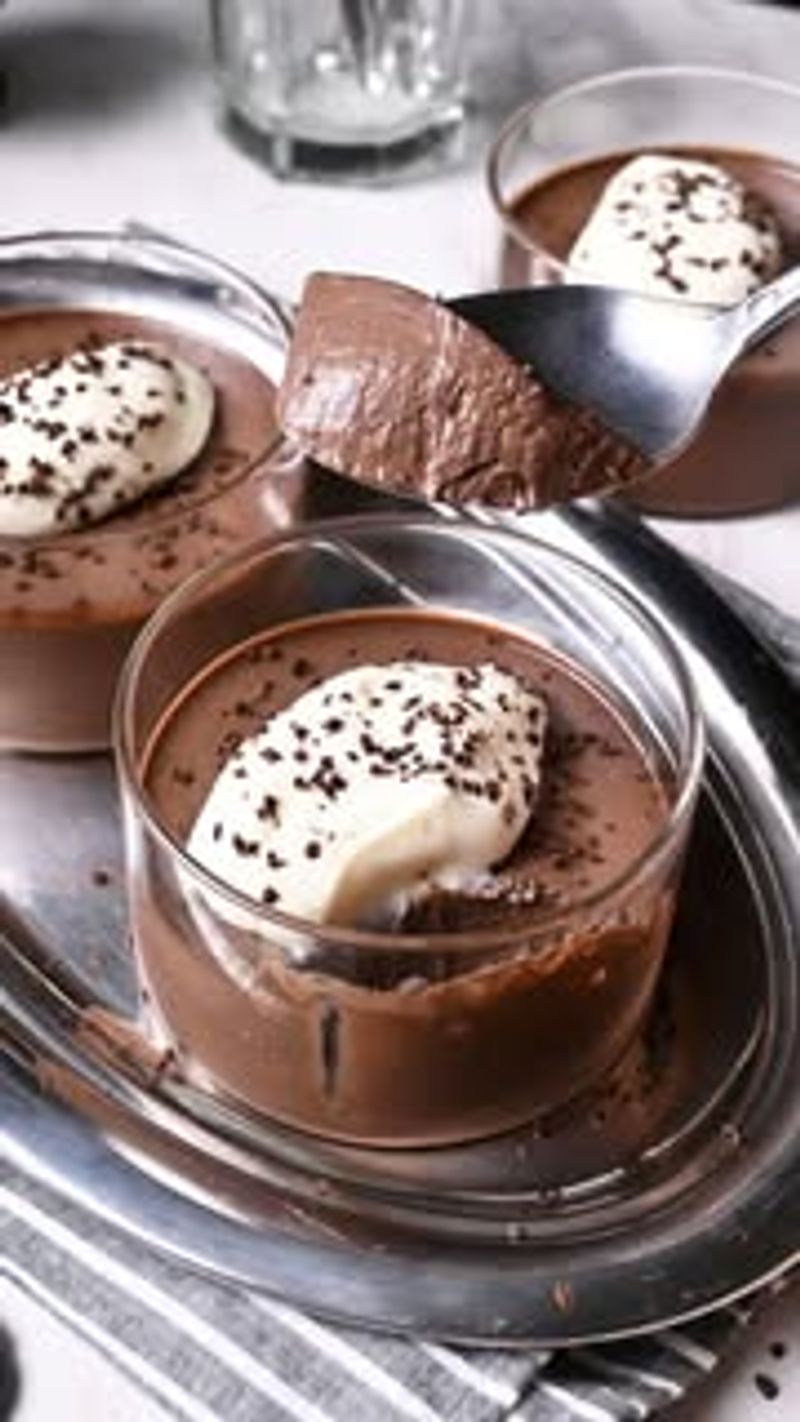 Chocolate Hazelnut Mousse Pudding