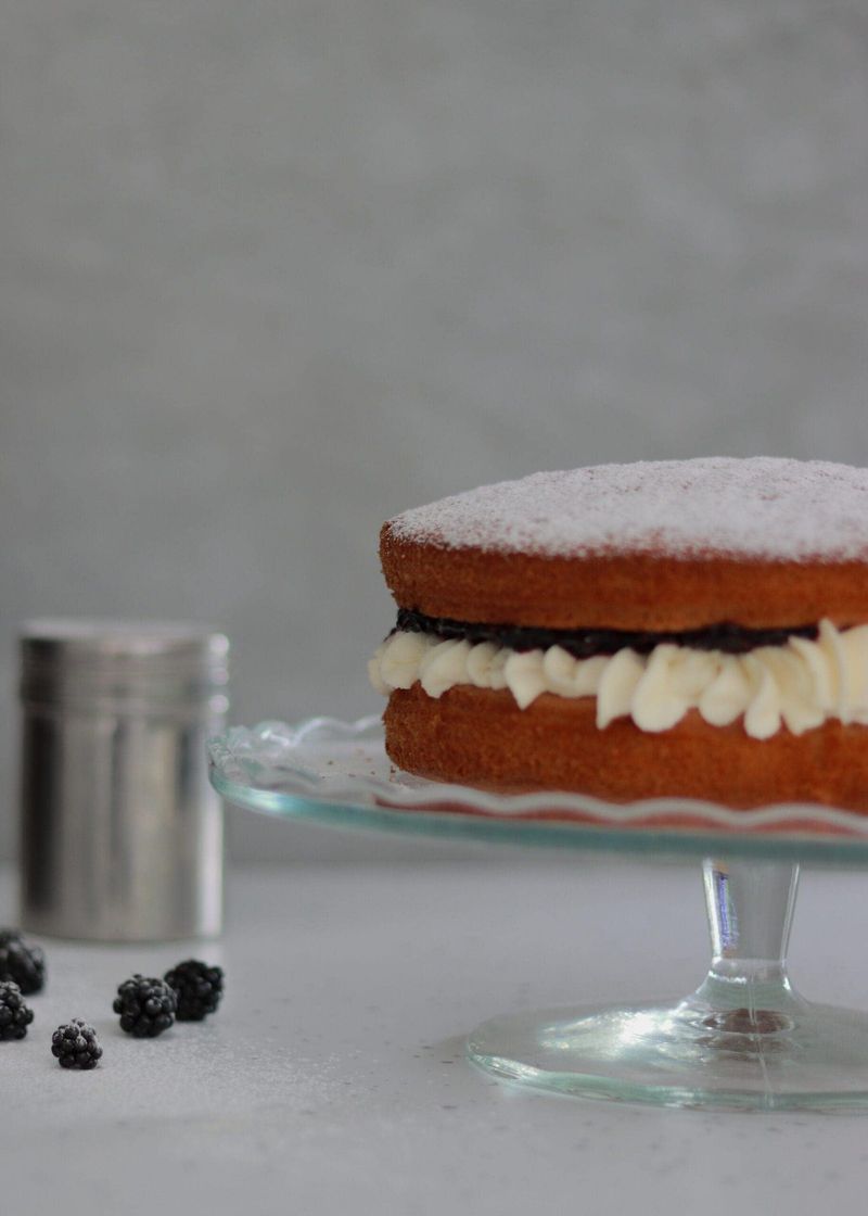 Blackberry Victoria Sponge