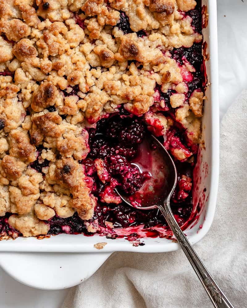 Blackberry And Raspberry Crumble