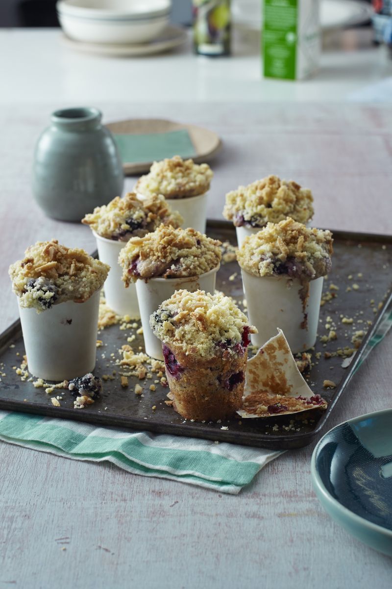 Blackberry Crumble Muffins For Breakfast Or Dessert