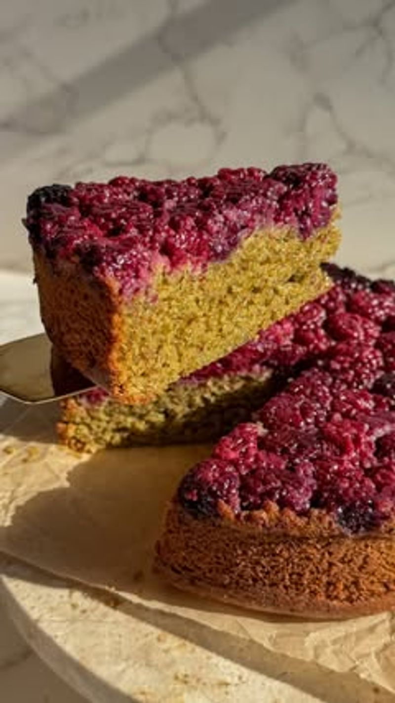 Blackberry Upside-Down Cake