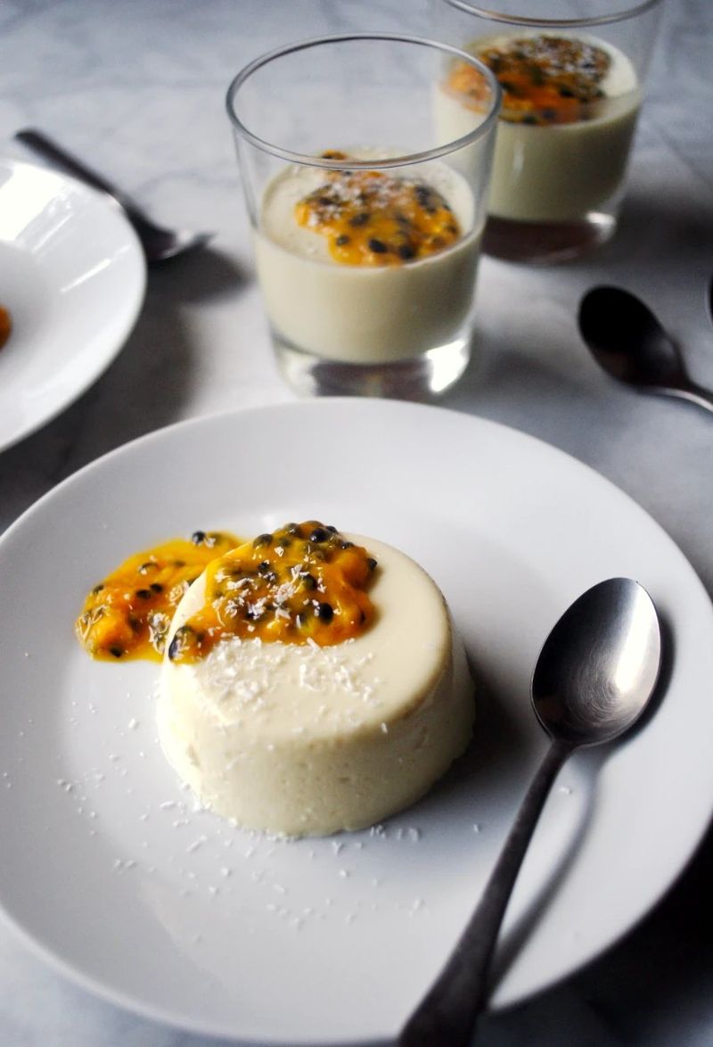 Coconut Lime Panna Cotta