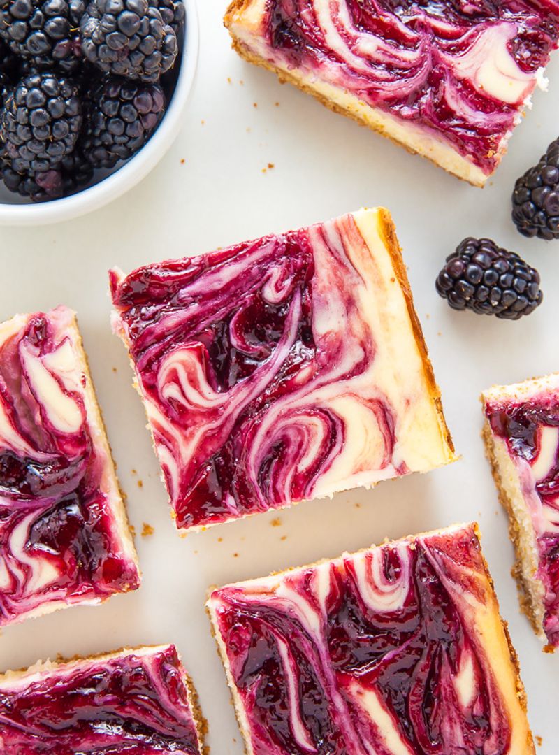 Blackberry Cheesecake Bars
