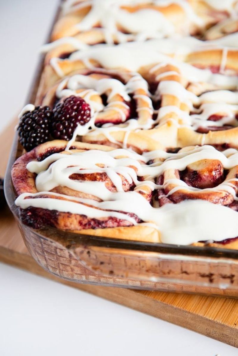 Blackberry Swirl Buns