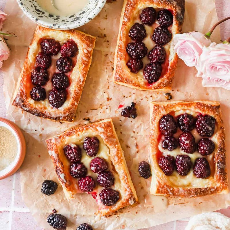 Blackberry and Cream Cheese Danish
