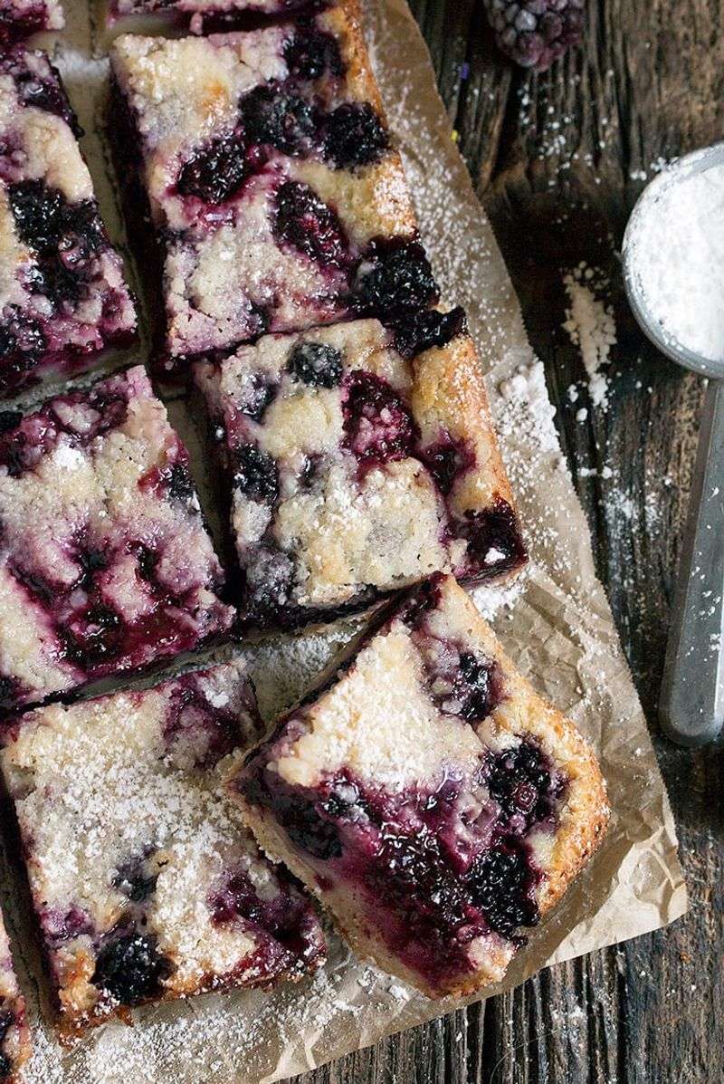 Blackberry Traybake