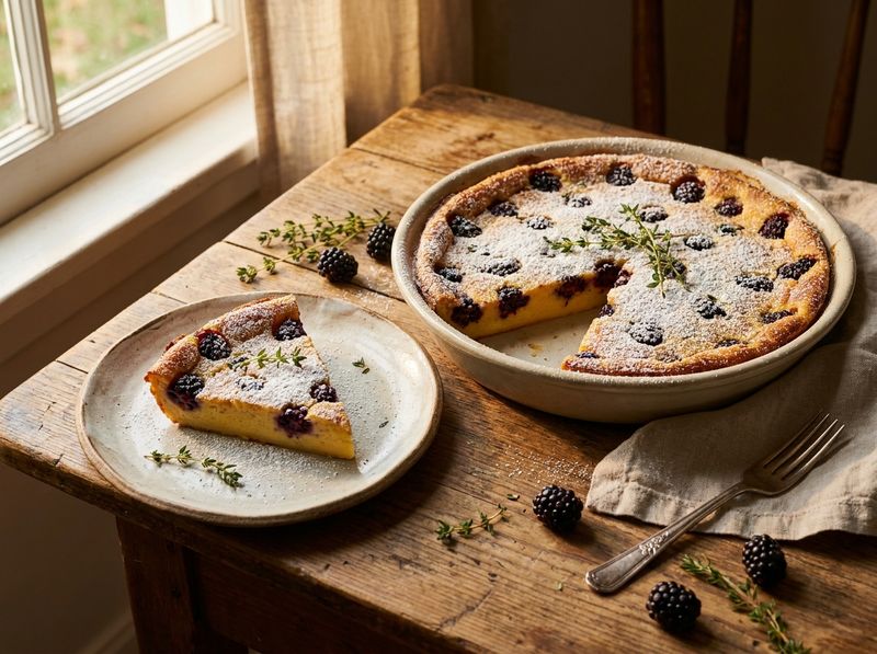 Blackberry Clafoutis