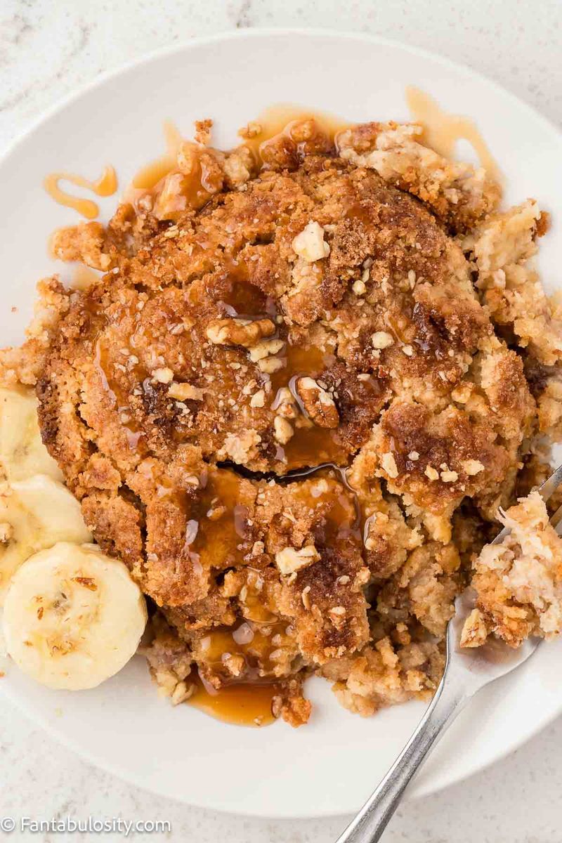 Banana Caramel Crumble