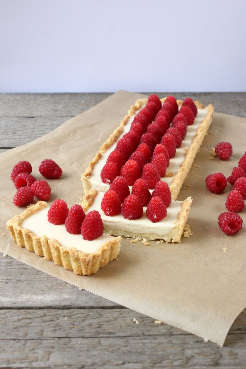 Vanilla Bean Panna Cotta Tart