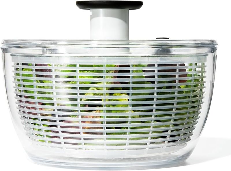 Washing and Drying Salad Greens
